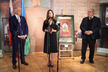 Exhibition, dedicated to 880th anniversary of Nizami, opened in Moscow - PHOTO