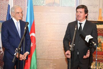 Exhibition, dedicated to 880th anniversary of Nizami, opened in Moscow - PHOTO