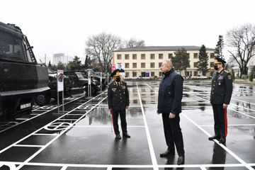 President, Commander-in-Chief Ilham Aliyev inaugurated newly-built military unit of Internal Troops of Ministry of Internal Affairs - UPDATED