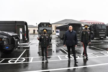 President, Commander-in-Chief Ilham Aliyev inaugurated newly-built military unit of Internal Troops of Ministry of Internal Affairs - UPDATED
