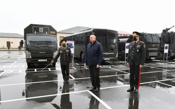 President, Commander-in-Chief Ilham Aliyev inaugurated newly-built military unit of Internal Troops of Ministry of Internal Affairs - UPDATED
