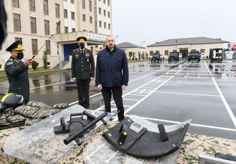President, Commander-in-Chief Ilham Aliyev inaugurated newly-built military unit of Internal Troops of Ministry of Internal Affairs - UPDATED