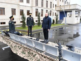 President, Commander-in-Chief Ilham Aliyev inaugurated newly-built military unit of Internal Troops of Ministry of Internal Affairs - UPDATED