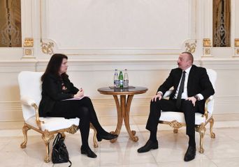 President Ilham Aliyev received delegation led by OSCE Chairperson-in-Office - UPDATED