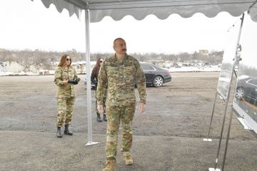 President Ilham Aliyev and first lady Mehriban Aliyeva visited Fuzuli and Khojavand districts - UPDATED