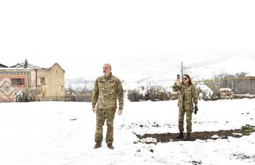 President Ilham Aliyev and first lady Mehriban Aliyeva visited Fuzuli and Khojavand districts - UPDATED