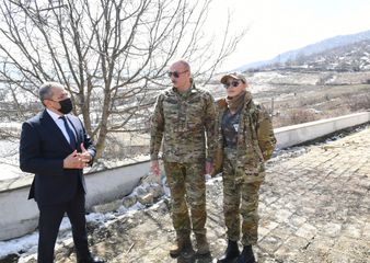 President Ilham Aliyev and First Lady Mehriban Aliyeva visited city of Shusha - UPDATED