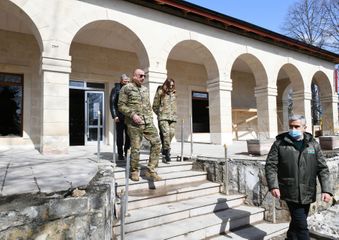 President Ilham Aliyev and First Lady Mehriban Aliyeva visited city of Shusha - UPDATED