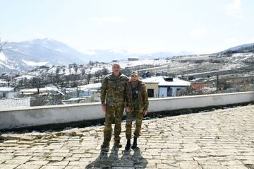 President Ilham Aliyev and First Lady Mehriban Aliyeva visited city of Shusha - UPDATED