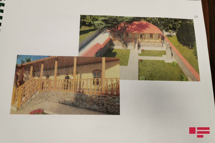 Project regarding restoration of Bulbul’s house museum in Shusha is ready - SKETCHES