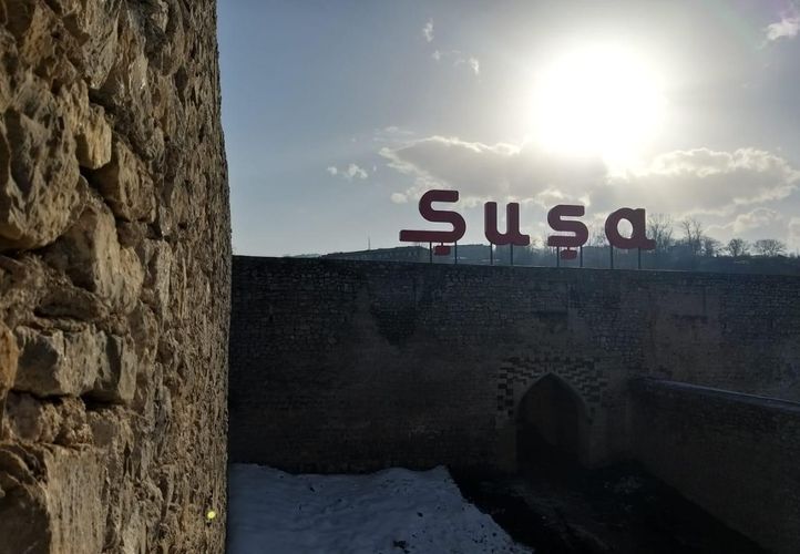 First stage of restoration of Shusha Castle wall completed