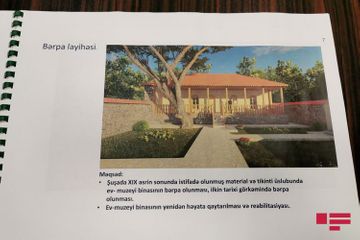 Project regarding restoration of Bulbul’s house museum in Shusha is ready - SKETCHES