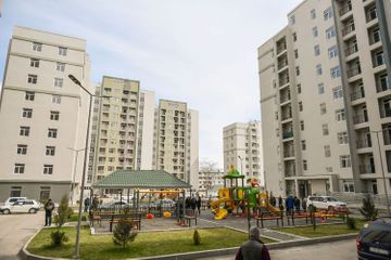 People, whose residential places destroyed as a result of missile attacks of Armenia on Ganja, provided with flats