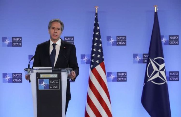 At NATO, Blinken warns Germany over Nord Stream 2 pipeline
