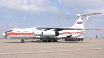 Next group of pyrotechnics of Russian MES arrived in Azerbaijan - VIDEO