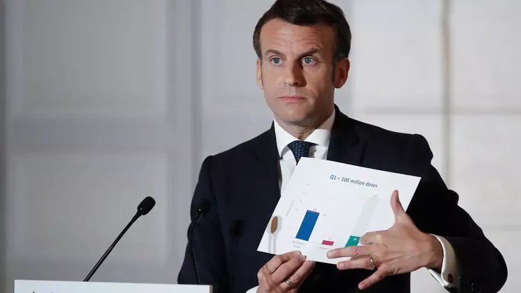 Europe plans to become world’s biggest vaccine producer by summer, Macron says
