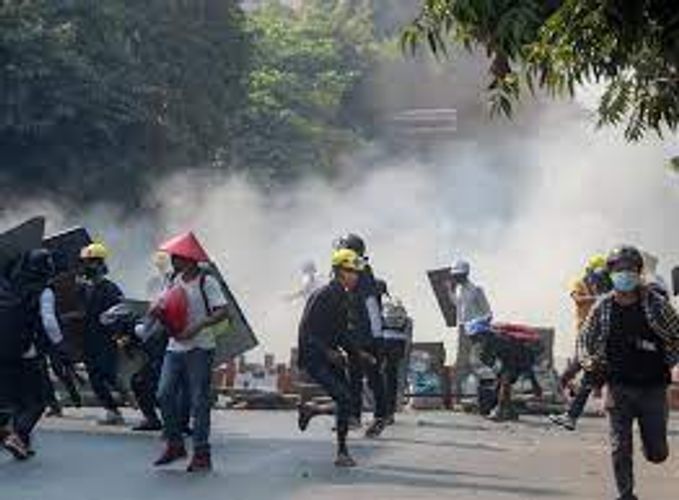 At least four protesters killed in Myanmar by security forces
