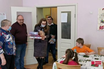 Charity event held at an orphanage in Moscow with Leyla Aliyeva’s initiative