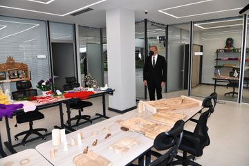 President Ilham Aliyev attended opening of DOST center No4 in Baku - UPDATED