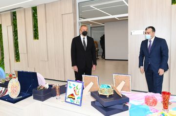 President Ilham Aliyev attended opening of DOST center No4 in Baku - UPDATED