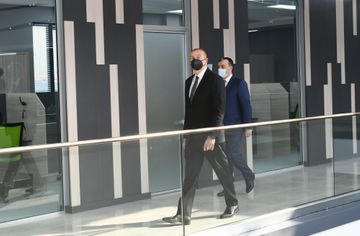 President Ilham Aliyev attended opening of DOST center No4 in Baku - UPDATED