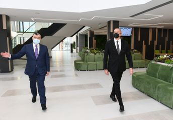 President Ilham Aliyev attended opening of DOST center No4 in Baku - UPDATED
