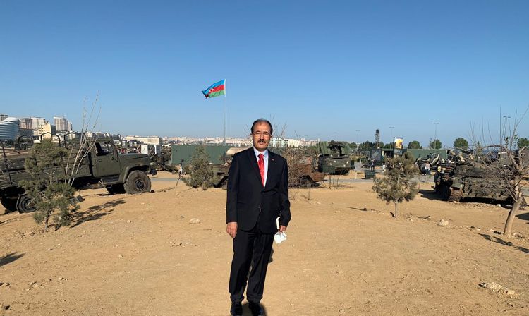 Turkish ambassador visited Military Trophies Park