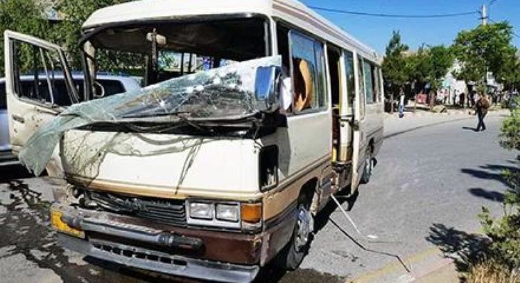 Blast targets health workers’ bus in Kabul, 1 killed