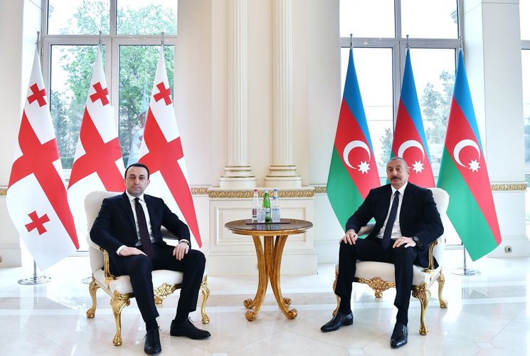 President Ilham Aliyev received Georgian PM - UPDATED