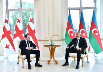President Ilham Aliyev received Georgian PM - UPDATED