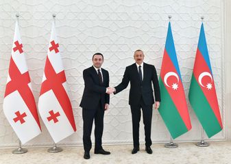 President Ilham Aliyev received Georgian PM - UPDATED
