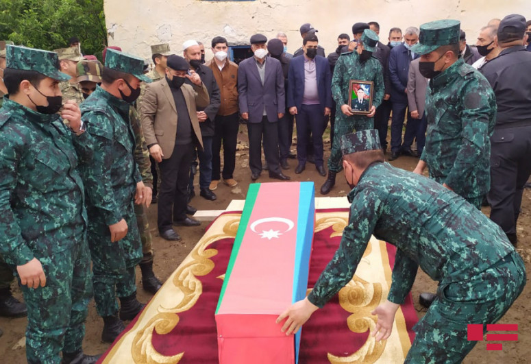 Farewell ceremony for martyr captain Abulfaz Rahmatov