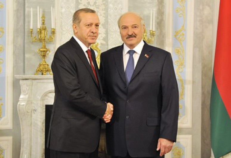 Recep Tayyip Erdogan and Alexander Lukashenko