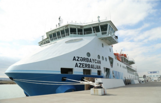 Ro-Pax-type ferry vessel “Azerbaijan” set sail for its maiden voyage