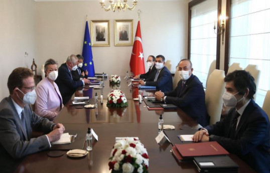 Mevlut Cavusoglu and Ylva Johansson