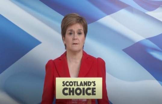 Scotland's Sturgeon celebrates SNP victory
