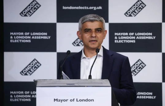 London Mayor Sadiq Khan