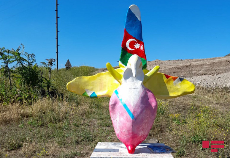 Participants of the international art festival in Zangilan and Gubadli