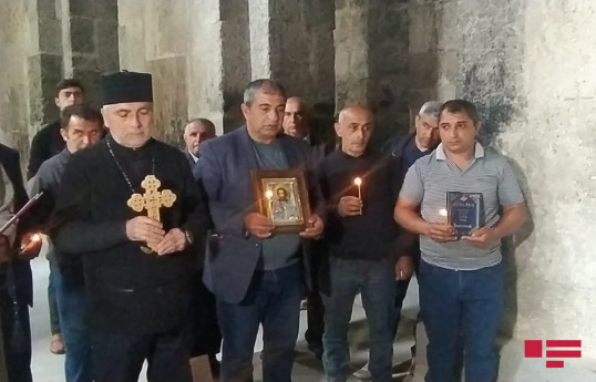 Udis are at "Aghoghlan" monastery of Lachin