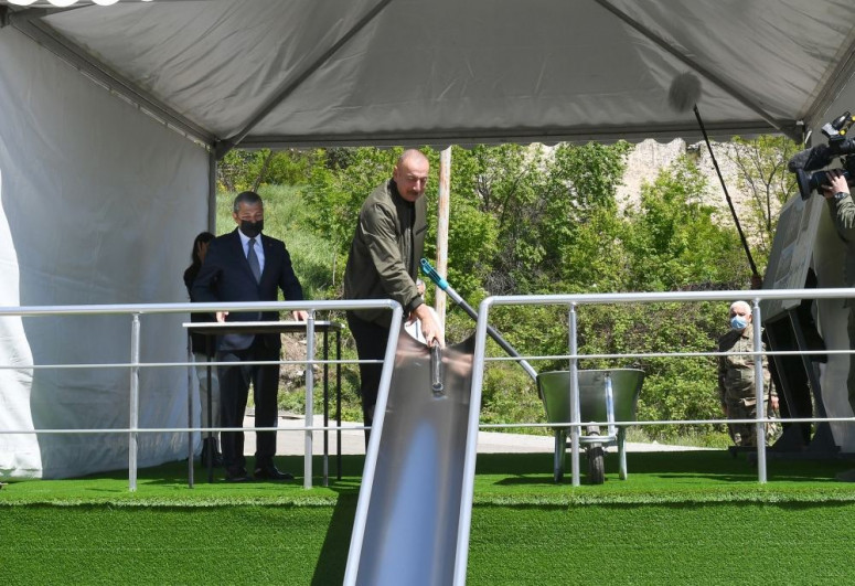 President of the Republic of Azerbaijan Ilham Aliyev