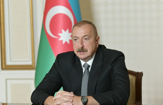 President of the Republic of Azerbaijan Ilham Aliyev