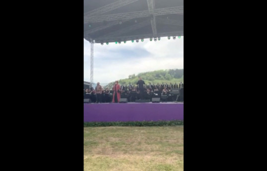 First Vice-President Mehriban Aliyeva shared footage from gala concert of “Kharibulbul” music festival-VIDEO 
