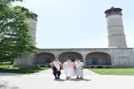 President Ilham Aliyev visited Yukhari Govharagha mosque in Shusha-VIDEO -UPDATED 