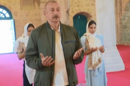 President Ilham Aliyev visited Yukhari Govharagha mosque in Shusha-VIDEO -UPDATED 