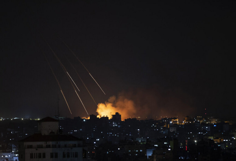 Rockets continue to pummel Israel’s south after night of intense fighting