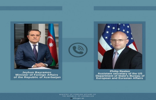 Azerbaijani FM and US State Department official had a telephone conversation