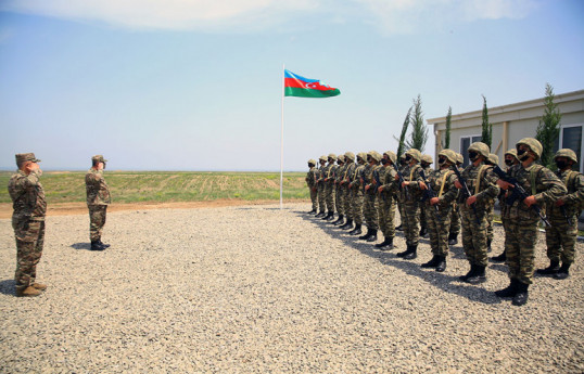 Azerbaijani Minister of Defense took part in the opening of new military units stationed in the liberated territories -VIDEO 