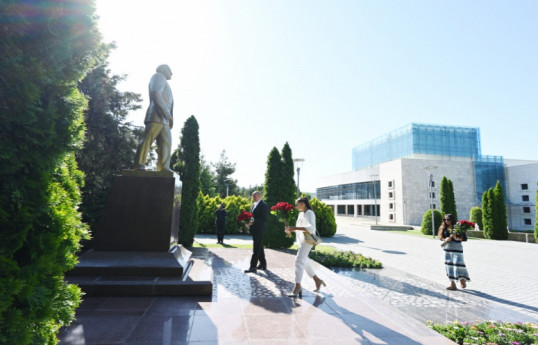 President Ilham Aliyev visits Gabala district