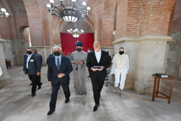 President Ilham Aliyev visited Albanian Church of Blessed Virgin Mary in Nij settlement, Gabala-PHOTO 