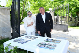 President Ilham Aliyev visited Albanian Church of Blessed Virgin Mary in Nij settlement, Gabala-PHOTO 